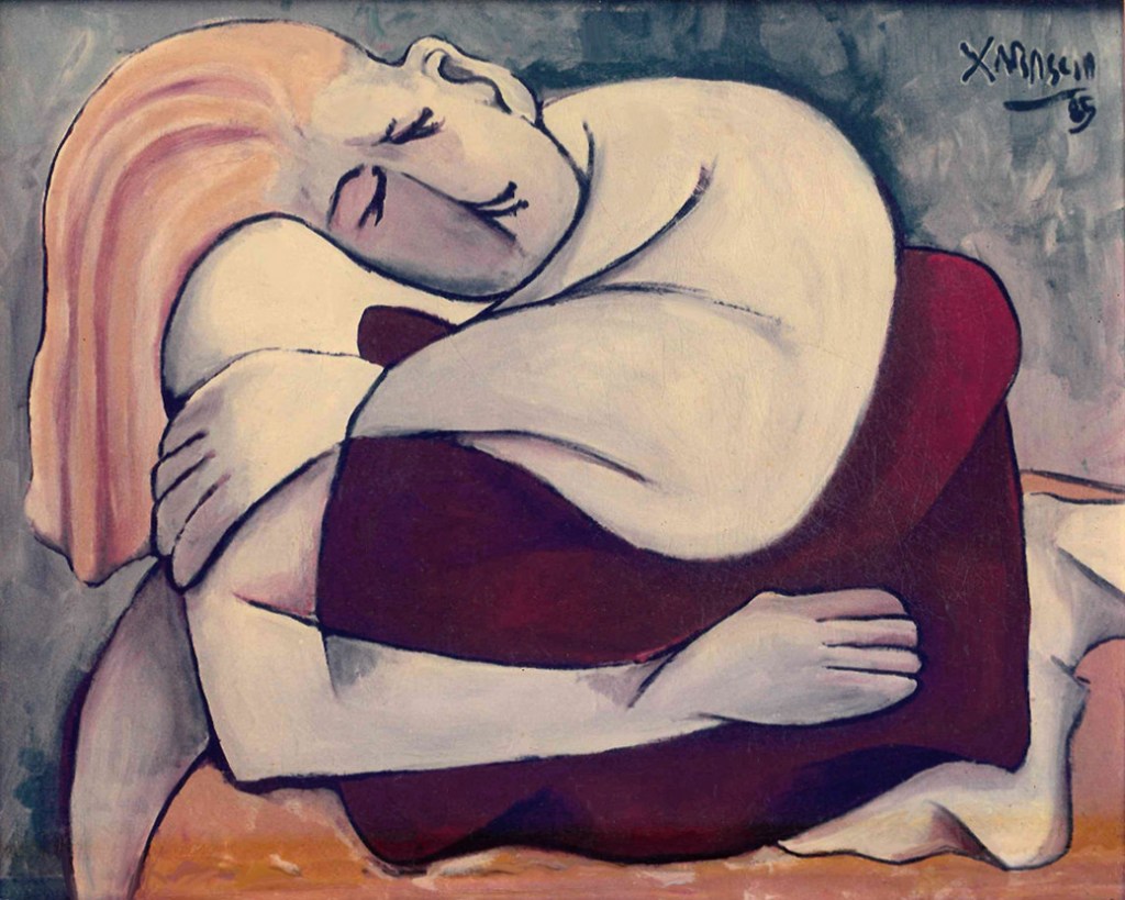 mujer-con-almohada-oil-on-hardboard-xaraschi